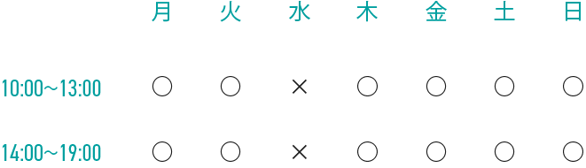 診療時間表